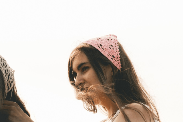 Bandana Maëlys - Fait main au crochet en 100% coton 